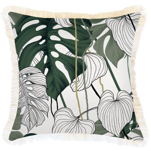 Cushion Covers Cushion Cover Coastal Fringe Kona 45Cm X