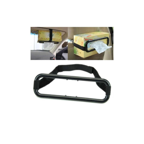 Other Car Interior 2X Car Tissue Box Holder Plastic And Elastic Napkin Hanging Organiser Device