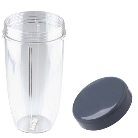 Countertop Blenders For Nutribullet Colossal Big Large Cup + Stay Fresh Lid 900 And 600 Models