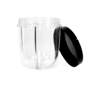 Countertop Blenders For Magic Bullet Short Small Cup + Stay Fresh Lid Blender Replacement Part