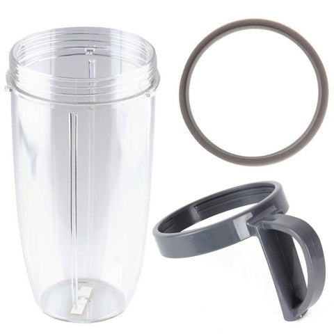 Countertop Blenders For Nutribullet Colossal Large Cup +Handheld Ring Grey Seal 900 600 Models