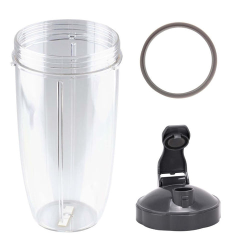 Countertop Blenders For Nutribullet Colossal Large Cup + Fliptop Lid Grey Seal 900 600 Models