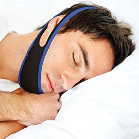 Anti Snoring Aid Adjustable Chin Strap - Jaw Brace Sleeping Device