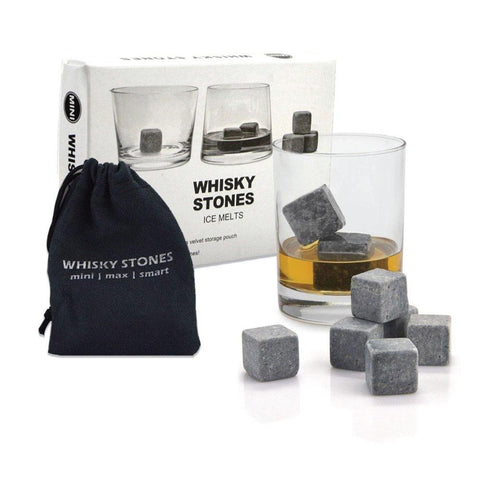 Ice Cubes, Trays & Moulds Whiskey Stones Ice Melts 9 Reusable Natural Marble Chilling Scotch Rocks Cubes