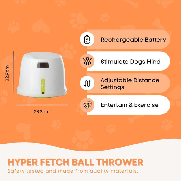 Dog Toys All For Paws Hyper Fetch Maxi Dog Ball Thrower Large Interactive Pet Toy Launcher