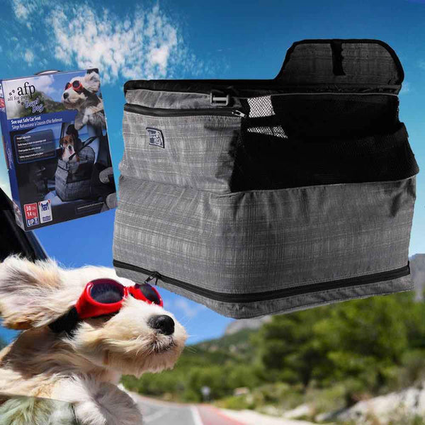 Pet Transport All For Paws Dog Portable Car Seat See Out Safe Air Cushion Travel Booster