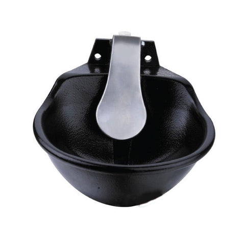 Pet Chicken Supplies 25Cm Cattle Drinking Bowl Iron Cast Mounted Automatic Water Cow Horse Trough