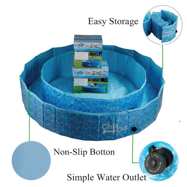 Dog Grooming All For Paws L Dog Swimming Pool Pet Chill Out Plastic Puppy Bath Splash Fun