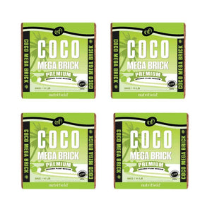 Hydroponic Growing Kits 4X 5Kg Coco Mega Brick Premium Coir Peat Organic Plant Growth Medium Nutrifield