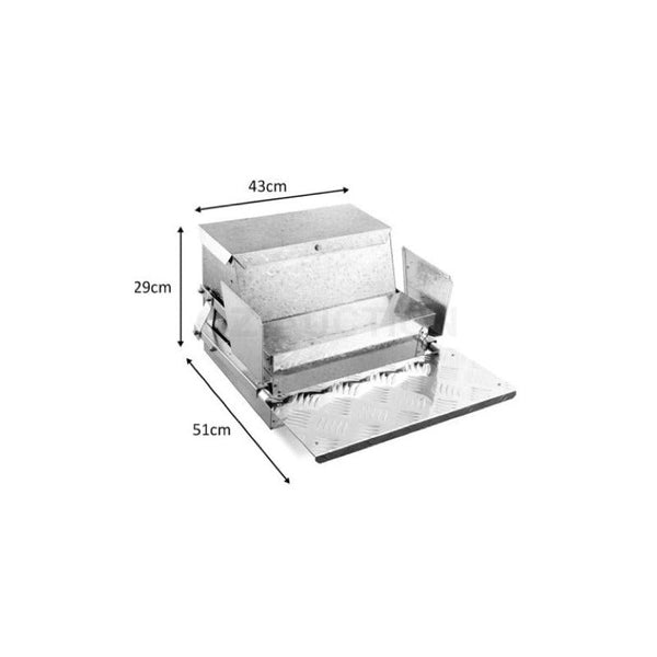 Pet Chicken Supplies 9Kg Automatic Chook Chicken Feeder Poultry Treadle Aluminium Metal Feeders