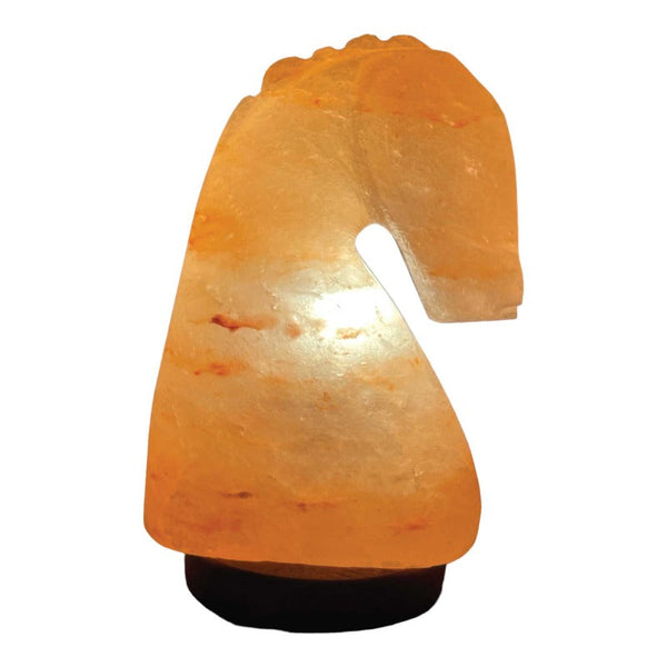 Lamps 12V 12W Horse Himalayan Pink Salt Lamp Carved Knight Rock Crystal Light Bulb On/Off