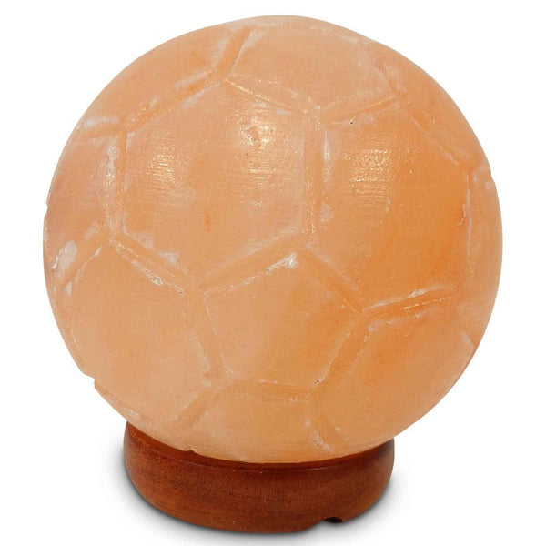 Lamps 12V 12W Soccer Himalayan Pink Salt Lamp Carved Ball Rock Crystal Light Bulb On/Off