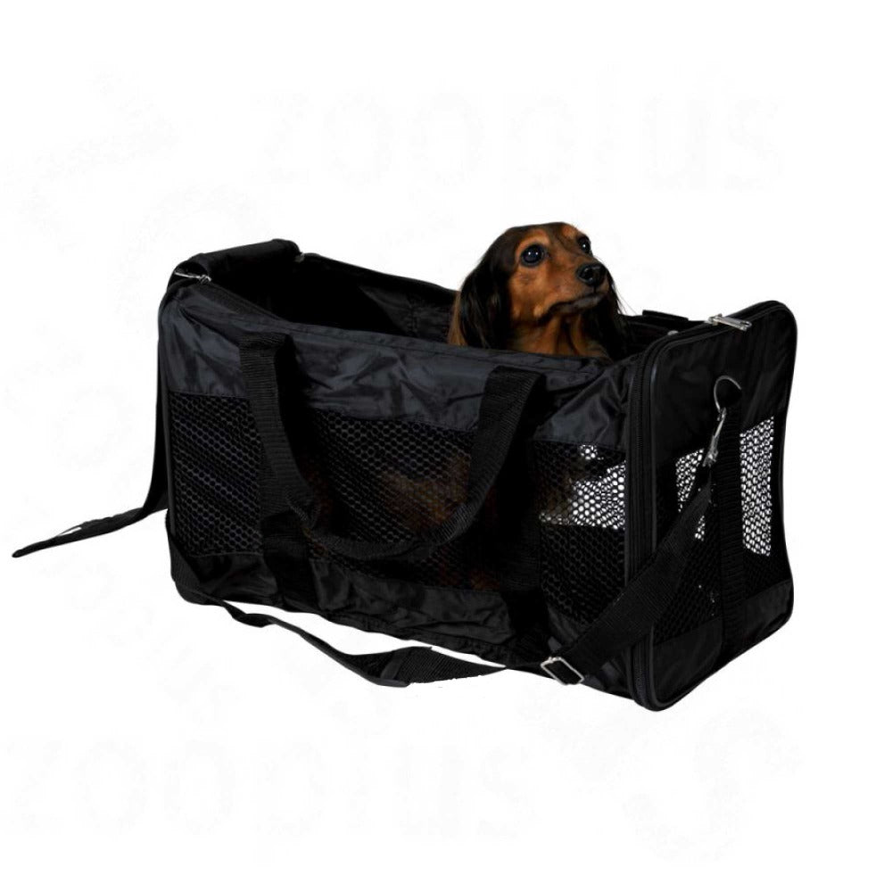 Pet Beds Pet Travel Bag Dog Cat Puppy Portable Foldable Carrier Large Shoulder Black Sac