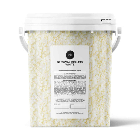 700G Natural Beeswax Pellets White Tub Pharmaceutical Cosmetic Candle Wax