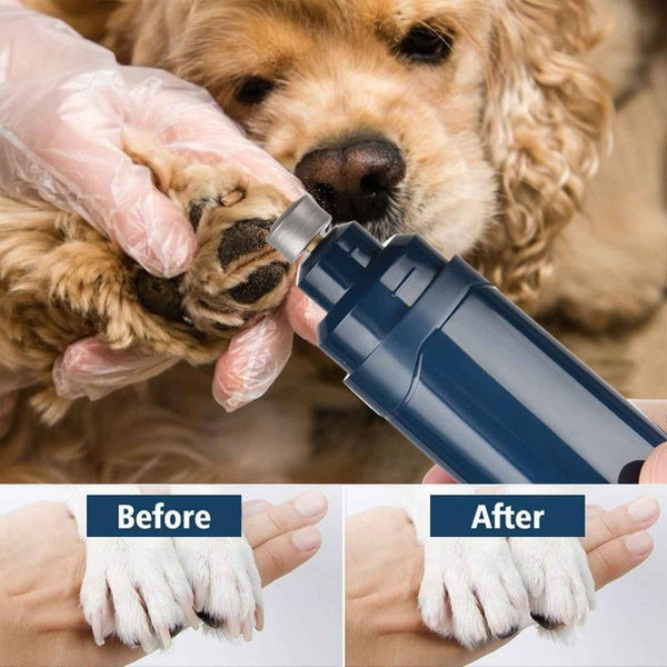 Dog Grooming Pet Nail Grinder Dog Cat Electric Trimmer 2 Speed Rechargeable Claw Filer N10