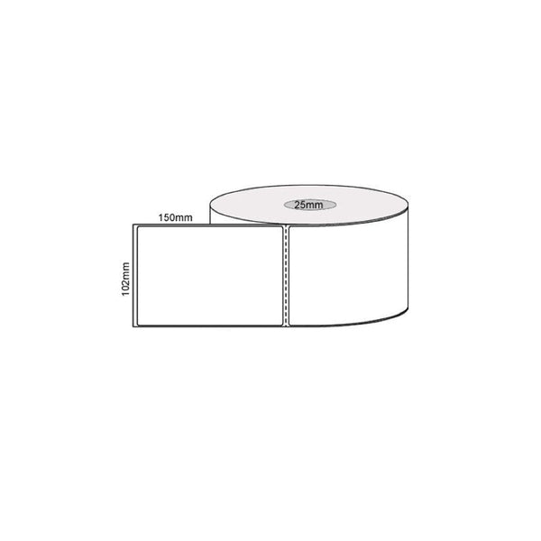 Address & Shipping Labels 1 Roll X 400 Label Stickers 102X150mm Direct Thermal White Shipping Labels