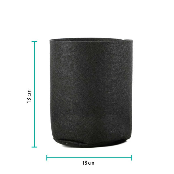 Baskets, Pots, Window Boxes 6 Pck 1 Gallon Fabric Flower Pots 3.8L Garden Planter Bags Black Felt Root Pouch