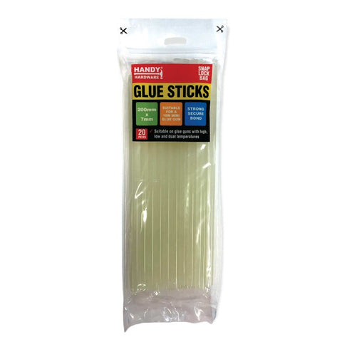 20X Hot Melt Glue Sticks 200Mmx7mm Clear 40W Gun Craft Adhesive