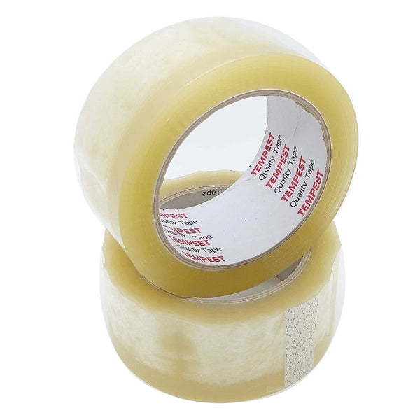 Carton Sealing Tapes 1X Clear Hotmelt Packaging Tape 48Mmx75m Heavy Duty Shipping Packing Adhesive