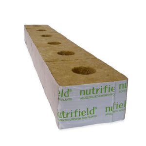 Seed Starter 100X100x65mm Stonewool 6Pk Planting Propagation Growing Assist Block Nutrifield