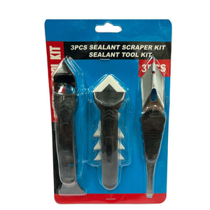 Tiling Accessories Sealant Scraper Kit 3Pcs Caulking Applicator Grout Accessory Tool Set