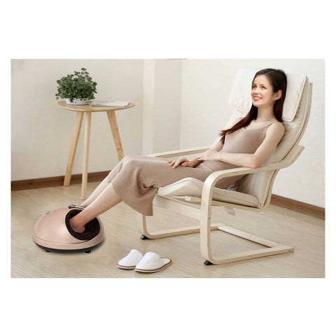 Foot Massager Machine Gold 3D Shiatsu Heat Kneading Pressing Relax Home