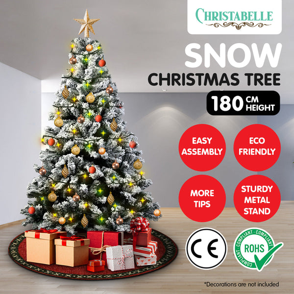 Christabelle Snow-Tipped Artificial Christmas Tree 1.8M 850 Tips