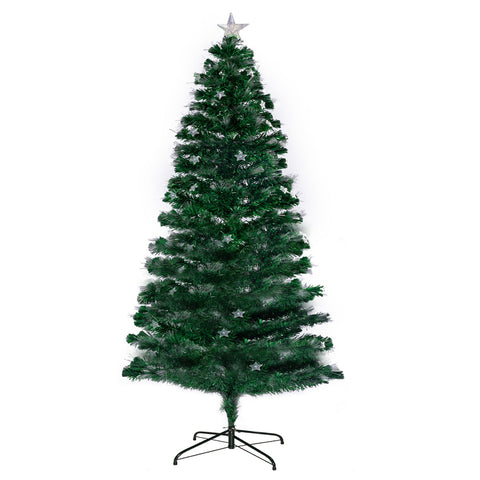 Seasonal Decorations Christabelle 1.2M Enchanted Pre Lit Fibre Optic Christmas Tree Stars Xmas Decor