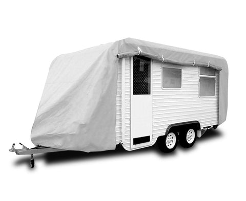 Caravan Covers Wallaroo Caravan Cover With Side Zip Campervan 18Ft To 20Ft