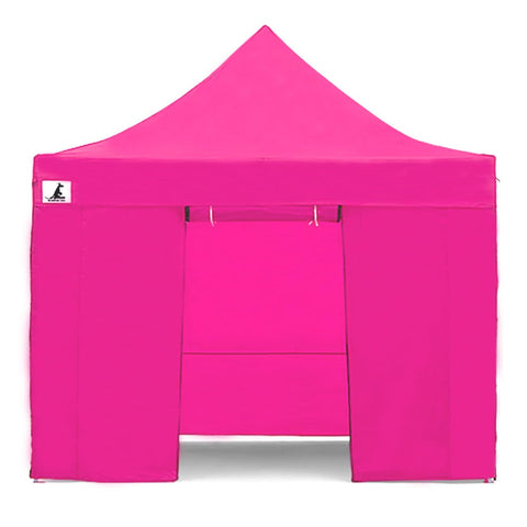 Marquees Wallaroo Gazebo Tent Marquee 3X3 Popup Outdoor Pink