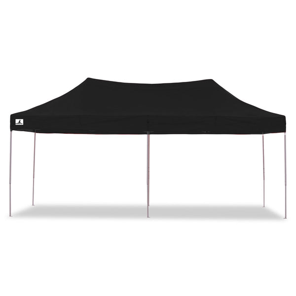 Marquees Wallaroo Gazebo Tent Marquee 3X6m Popup Outdoor Black