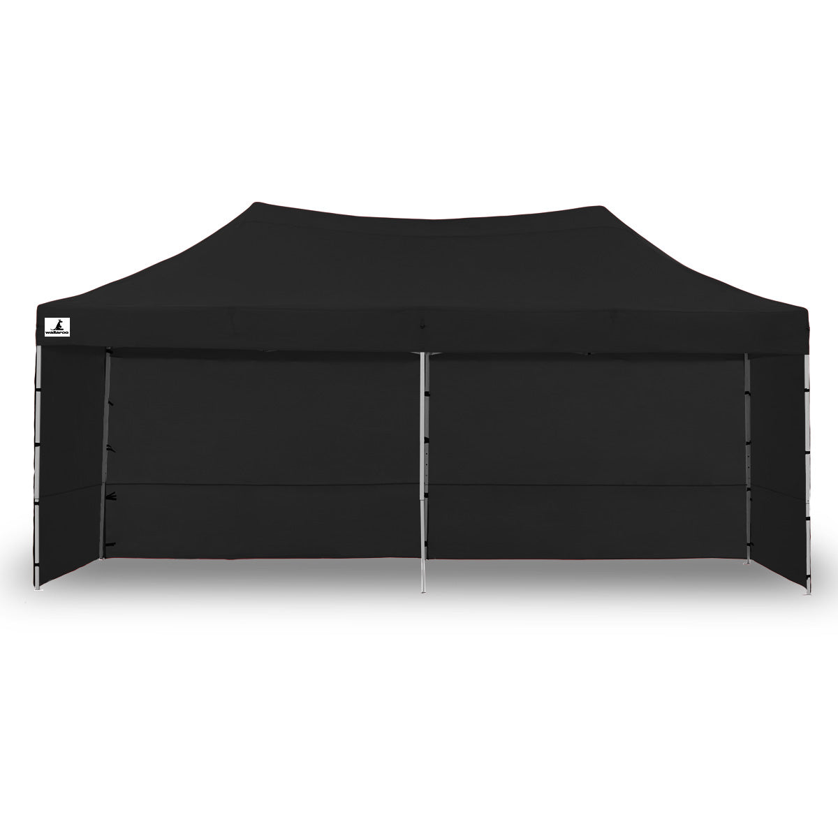 Marquees Wallaroo Gazebo Tent Marquee 3X6m Popup Outdoor Black