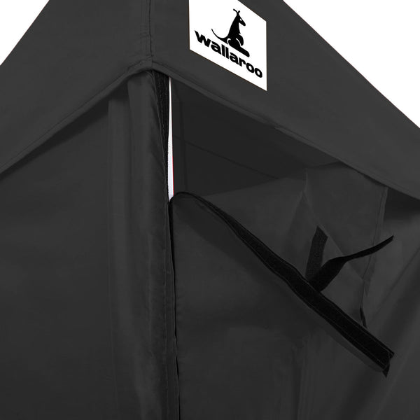 Marquees Wallaroo Gazebo Tent Marquee 3X6m Popup Outdoor Black