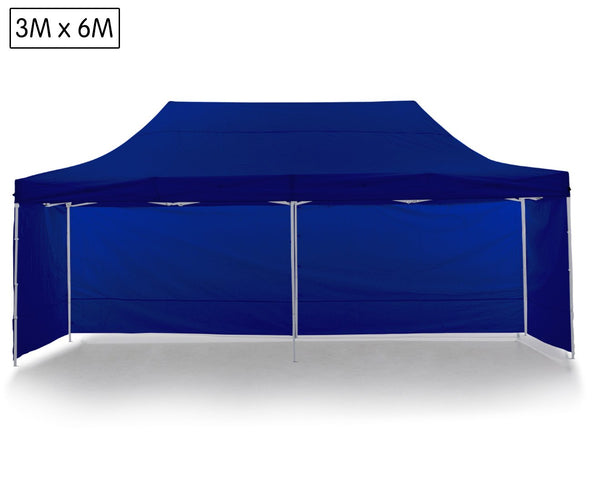 Marquees Wallaroo Gazebo Tent Marquee 3X6m Popup Outdoor Blue