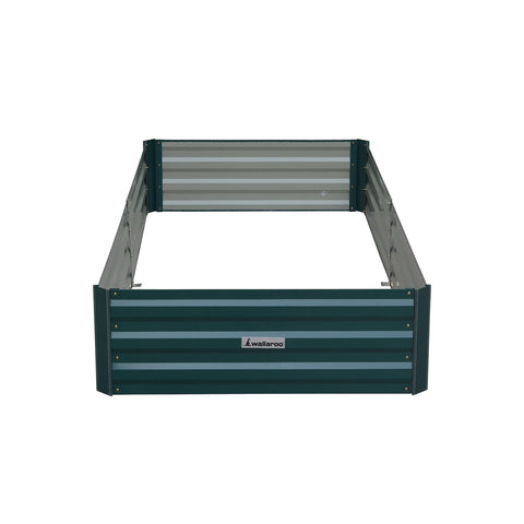 Raised Garden Beds Wallaroo Garden Bed 210 X 90 30Cm Galvanized Steel Green