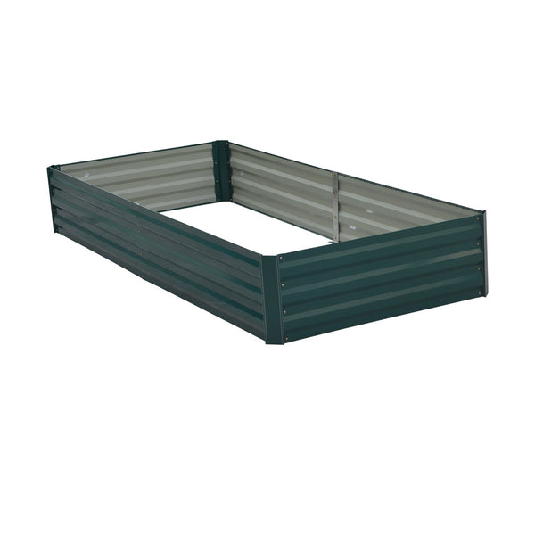 Wallaroo Garden Bed 210 X 90 30Cm Galvanized Steel - Green