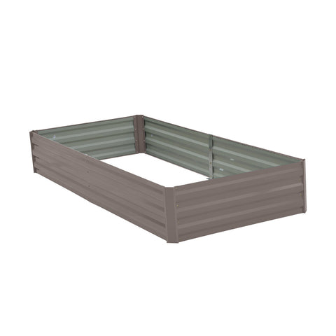 Raised Garden Beds Wallaroo Garden Bed 210 X 90 30Cm Galvanized Steel Grey