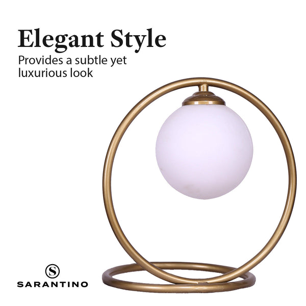 Lamps Sarantino Gold Metal Table Lamp