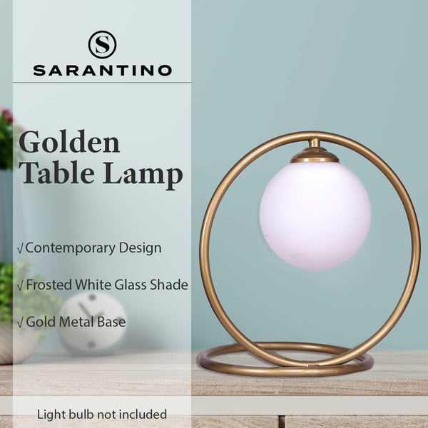 Lamps Sarantino Gold Metal Table Lamp