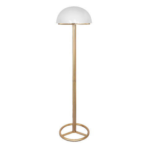 Floor Lamps Sarantino Metal Floor Lamp With White Acrylic Shade By