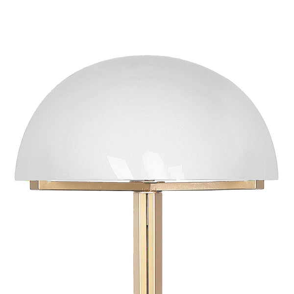 Floor Lamps Sarantino Metal Floor Lamp With White Acrylic Shade By