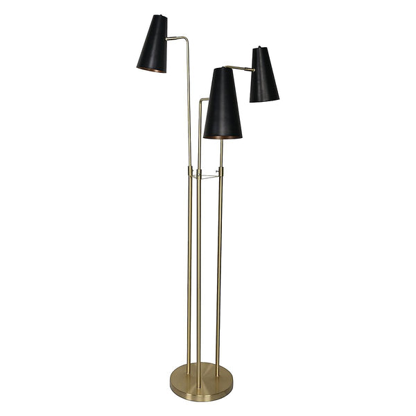 Floor Lamps Sarantino Three Metal Shade Floor Lamp