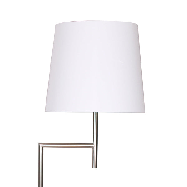 Floor Lamps Sarantino Nickel Metal Arc Floor Lamp