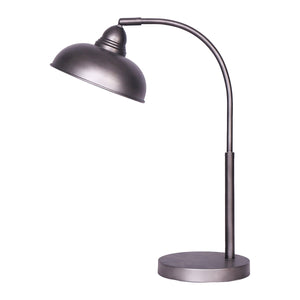 Lamps Sarantino Table Lamp Industrial Chic Adjustable Angle Dark Grey