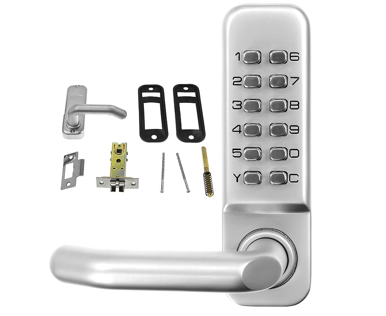 Door Locks & Lock Mechanisms Kartrite Push Button Digital Combination Security Door Lock