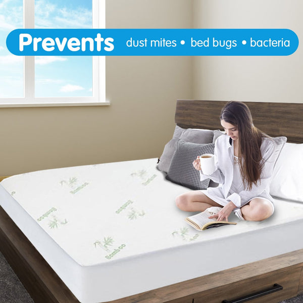 Mattress Toppers & Protectors Laura Hill Bamboo Mattress Protector Double