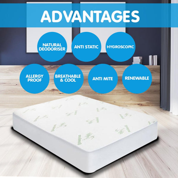 Mattress Toppers & Protectors Laura Hill Bamboo Mattress Protector Double