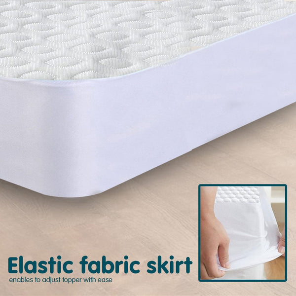 Mattress Toppers & Protectors Laura Hill Luxury Cool Max Comfortable Fully Fitted Bed Mattress Protector King