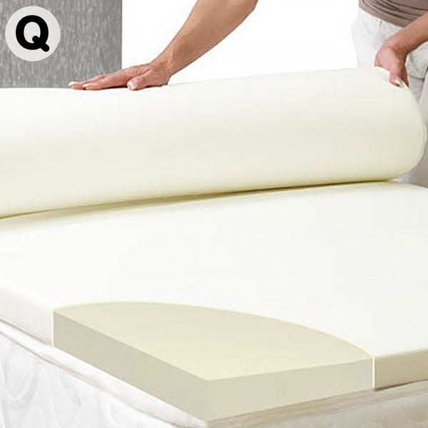 Mattress Toppers & Protectors Laura Hill High Density Mattress Foam Topper 7Cm Queen