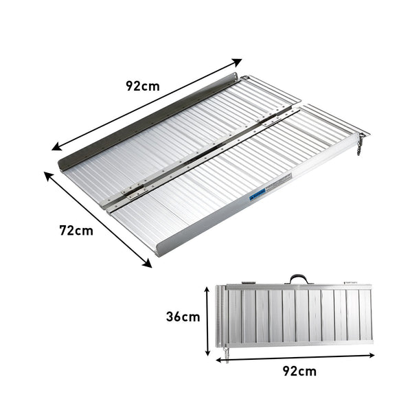 Mobility Access Ramps Rigg Aluminium Foldable Wheelchair Ramp With Handle 3Ft